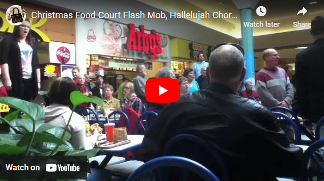 Christmas Food Court Flash Mob, Hallelujah&nbsp;Chorus