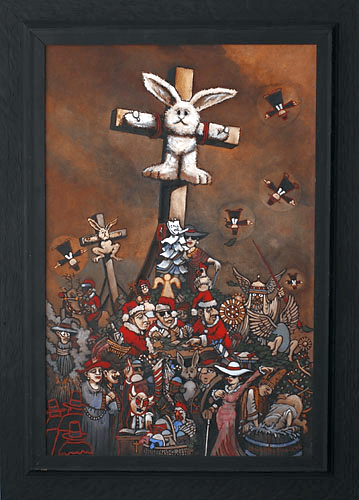 Easter Fail: Tails of a Crucified Stuffed&nbsp;Bunny