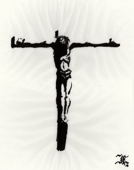 Sumie-Cross-by-christians