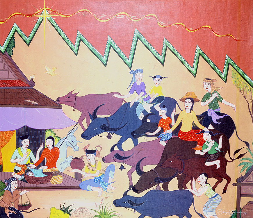 The Nativity: By Thai Artist Sawai&nbsp;Chinnawong
