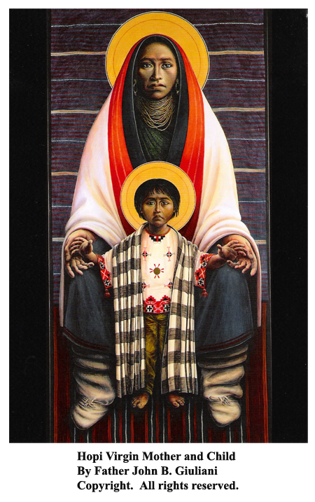 Hopi-Virgin-Mother-and-Child-by-Father-John-Giuliana