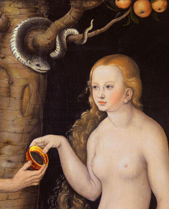 adam and eve tempted by the ring of sauron