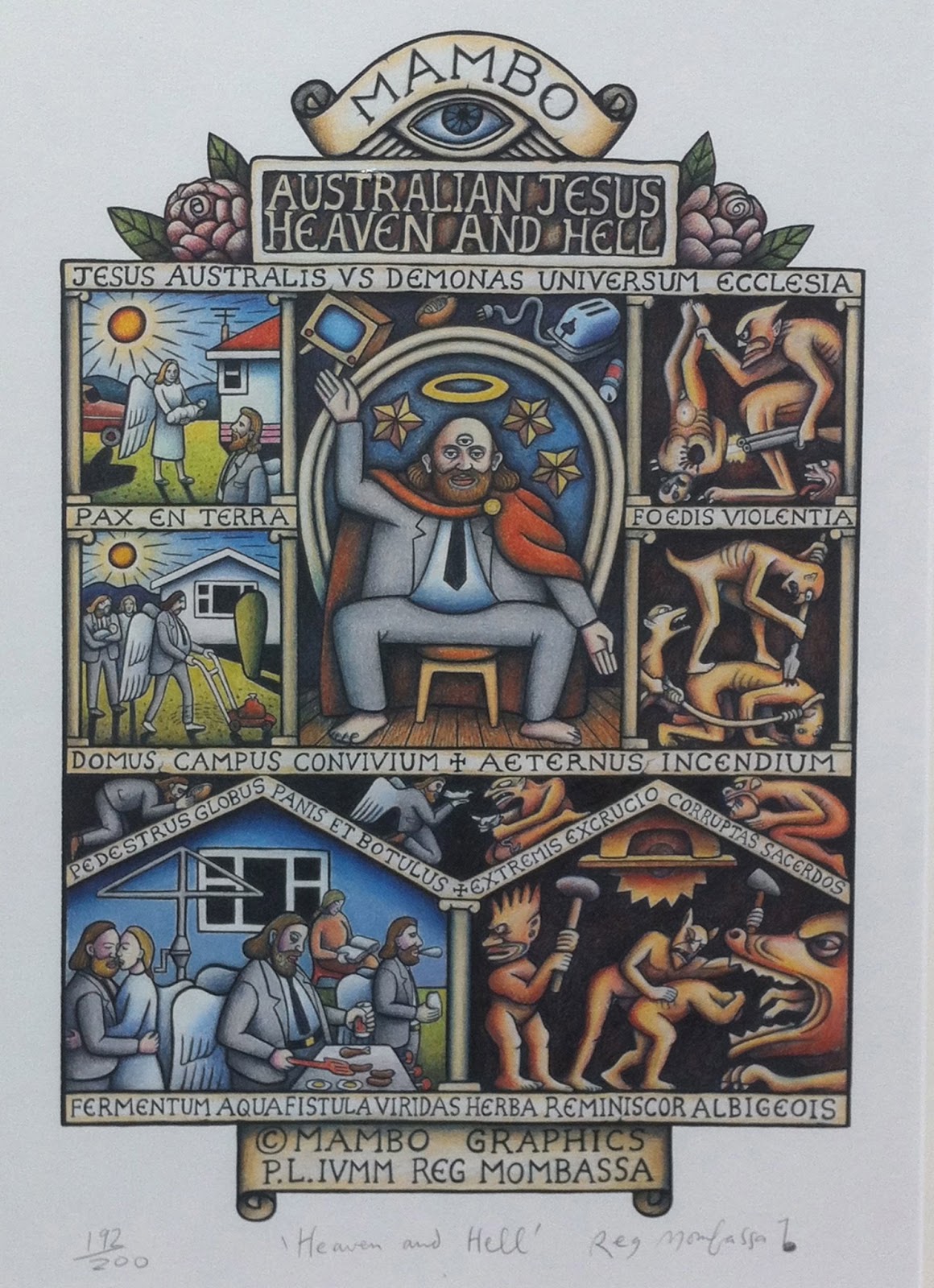 Jesus Australis vs Demonas Universum Ecclesia