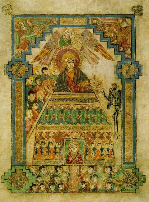 Temptation of Christ - Book of Kells