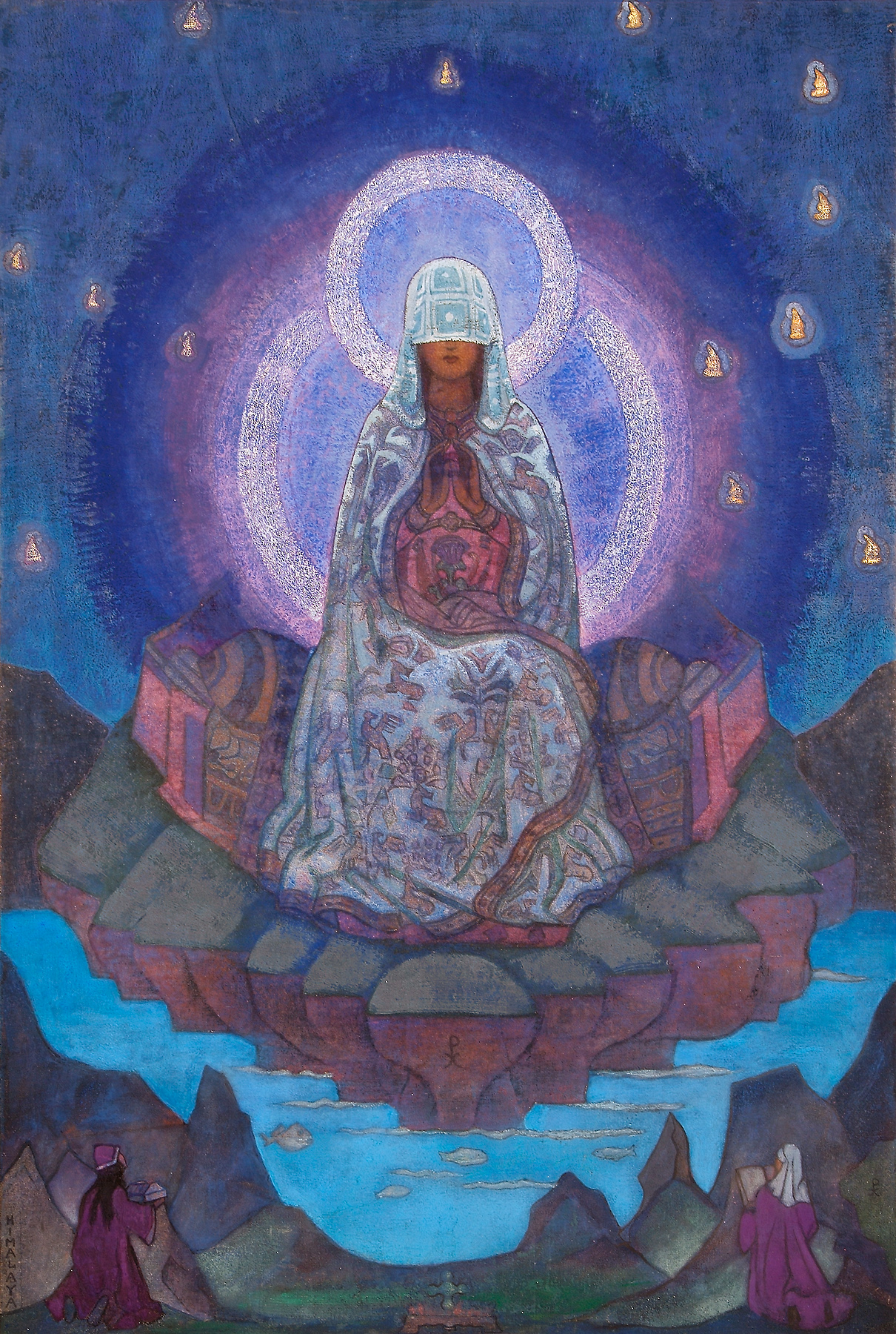 Praying by the light of the moon