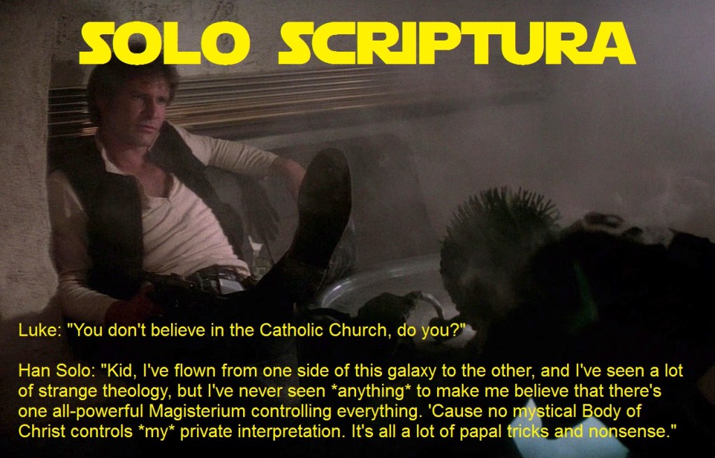 Sola scriptura and Solo&nbsp;scriptura