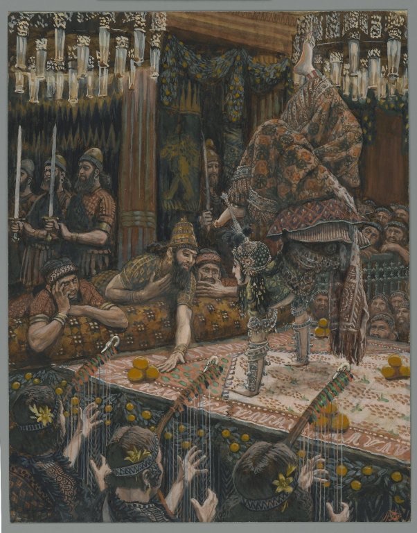 Christian painting of the Dance of the Daughter of&nbsp;Herodias