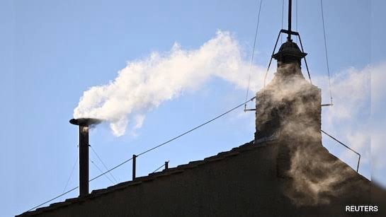 Haiku: White Smoke Curls&nbsp;Skyward