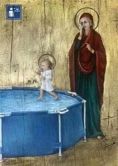 Baby Jesus Walks On&nbsp;Water